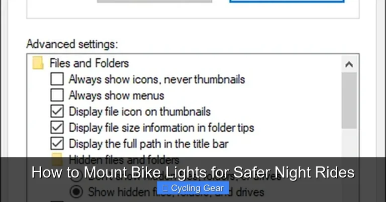 How to Mount Bike Lights for Safer Night Rides