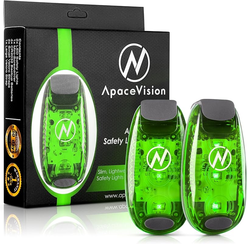 LED Safety Light 2-Pack, Clip-On Strobe Lights for Running, Biking, an