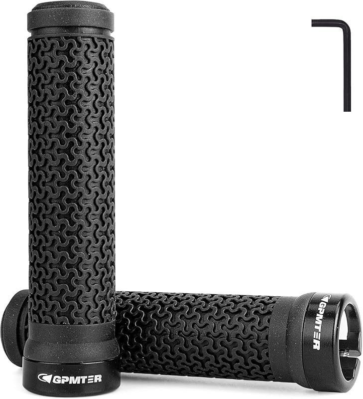 GPMTER Lock-On Bike Handlebar Grips, Soft Non-Slip Ergonomic Rubber fo