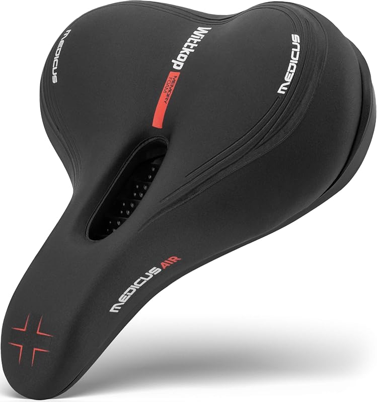 Wittkop Waterproof Bike Seat with 5-Zone Concept, Comfortable Saddle f