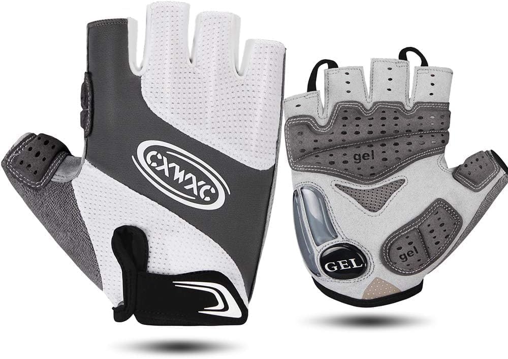 CXWXC Breathable Gel Cycling Gloves for Road and Mountain Biking