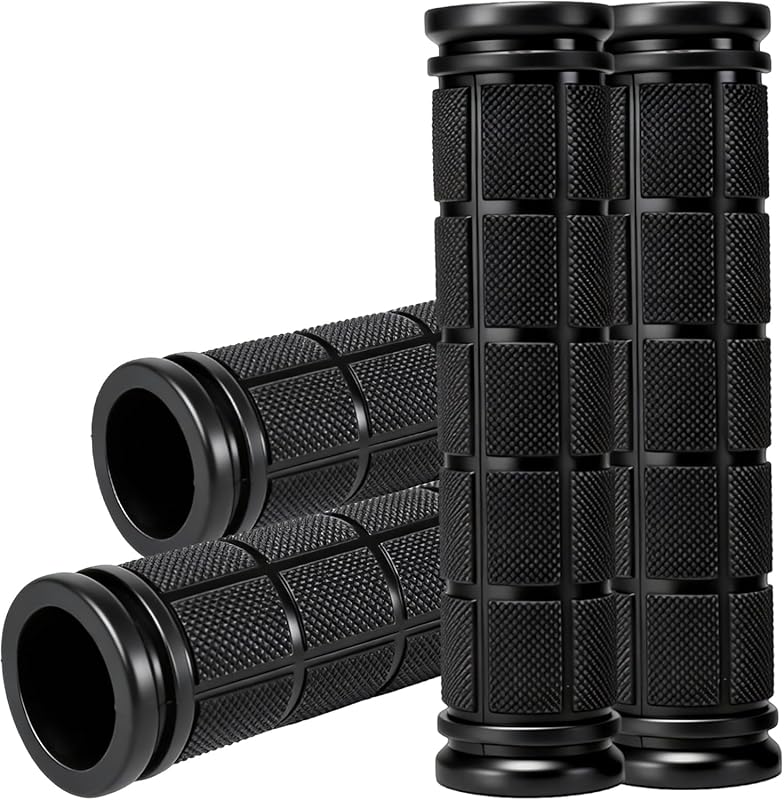 CHUNZEXI 4-Pack Bike Handlebar Grips, Non-Slip Rubber Replacement for