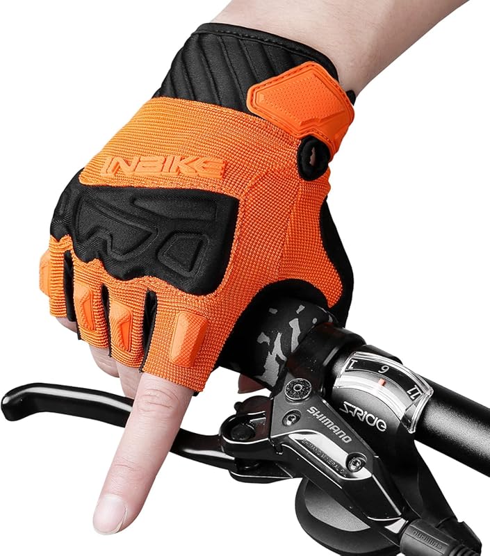 INBIKE Breathable Fingerless Cycling Gloves for Road and Mountain Biki