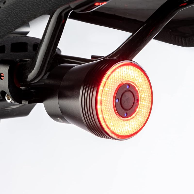 ROCKBROS Smart Bike Tail Light, Brake Sensing, USB-C Rechargeable, IPX