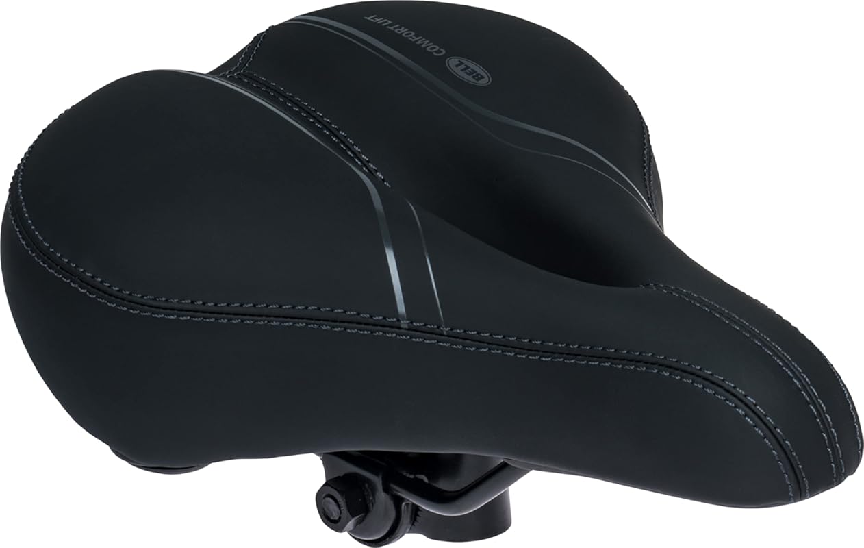 Bell Comfort 1025 Bike Seat with Handle, Padded Comfort Saddle for Eas