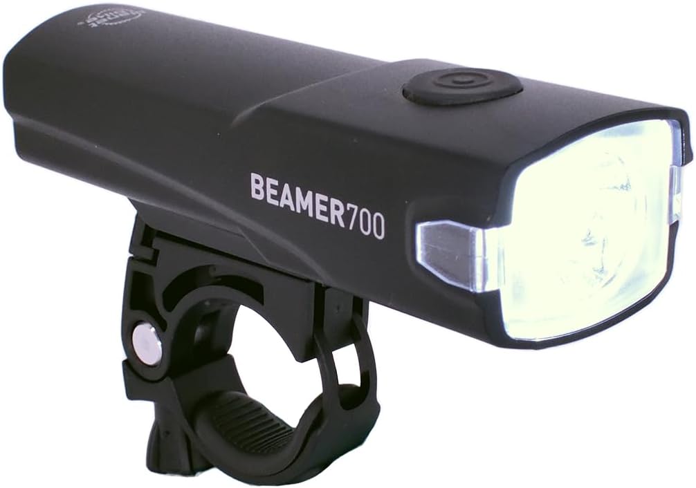 Planet Bike Beamer 700 Bike Headlight, Bright Commuter Front Light