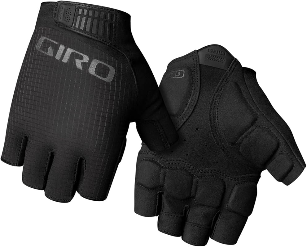 Giro Bravo II Gel Men's Black Cycling Gloves, Medium