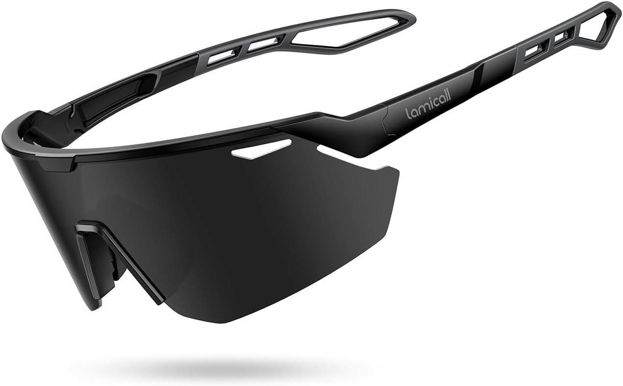 Lamicall 24g Polarized Sports Sunglasses with UV400 Protection for Run