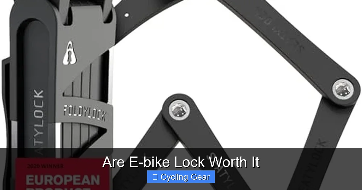 Are E-bike Lock Worth It