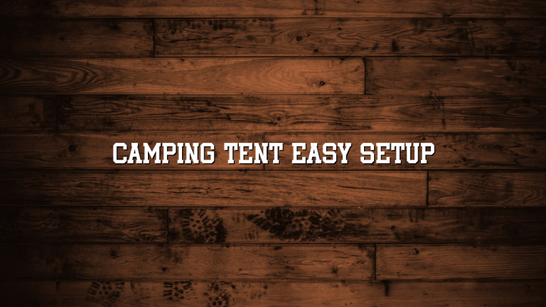 Camping Tent Easy Setup