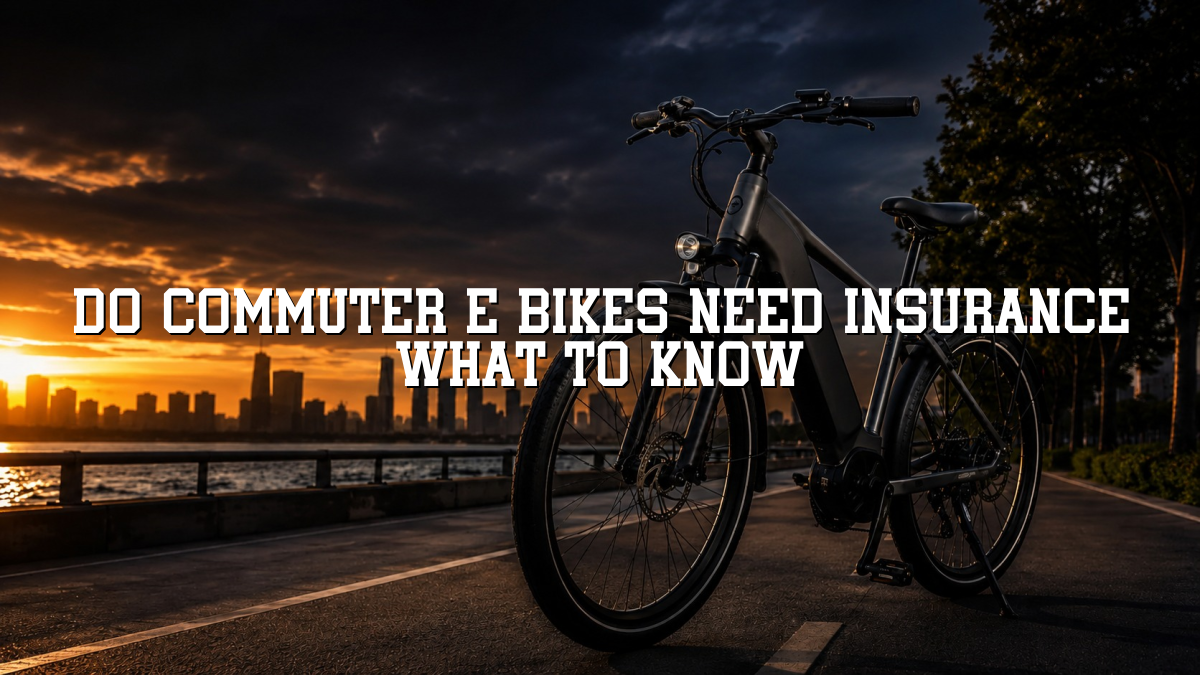 Do Commuter E Bikes Need Insurance What to Know