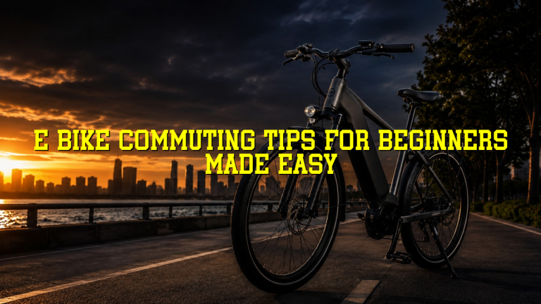 E Bike Commuting Tips for Beginners Made Easy