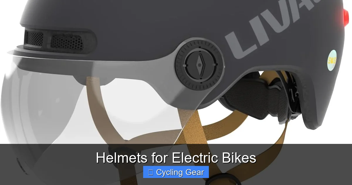 Helmets for Electric Bikes