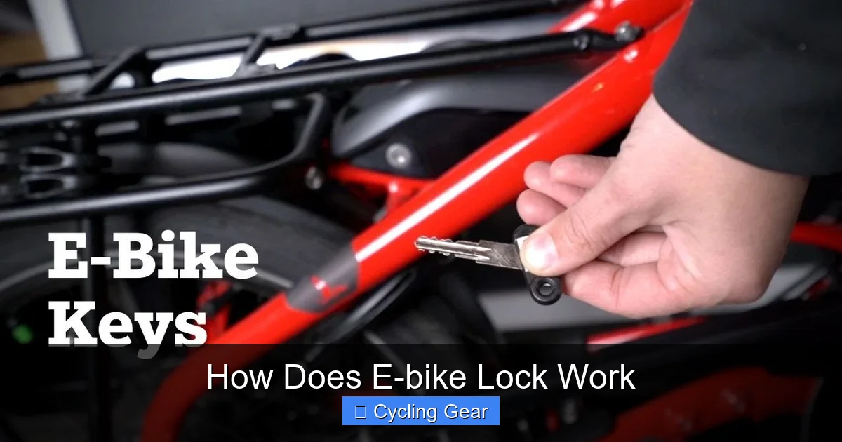 How Does E-bike Lock Work