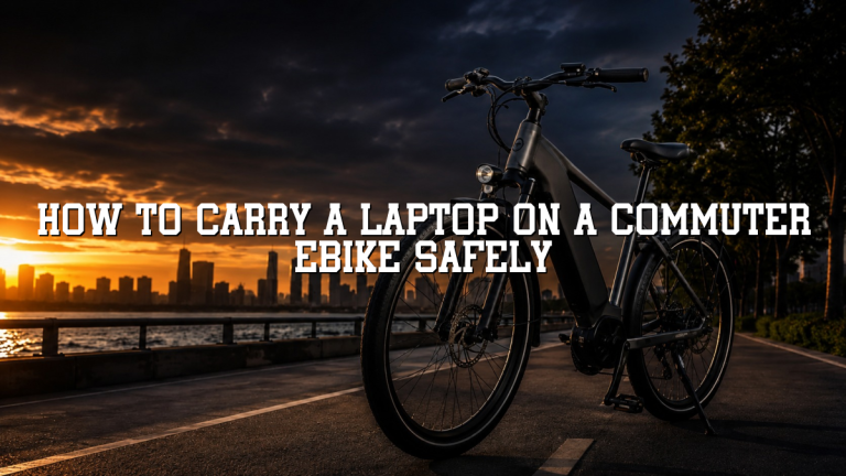 How to Carry a Laptop on a Commuter Ebike Safely