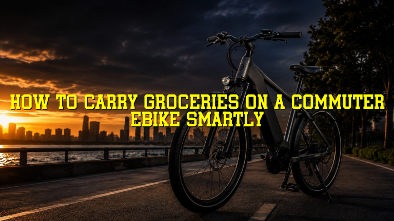 How to Carry Groceries on a Commuter Ebike Smartly