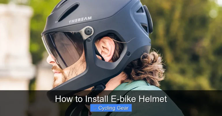 How to Install E-bike Helmet