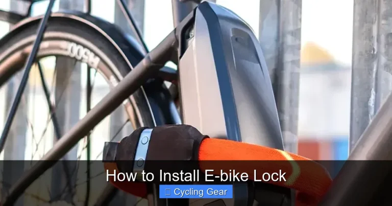 How to Install E-bike Lock