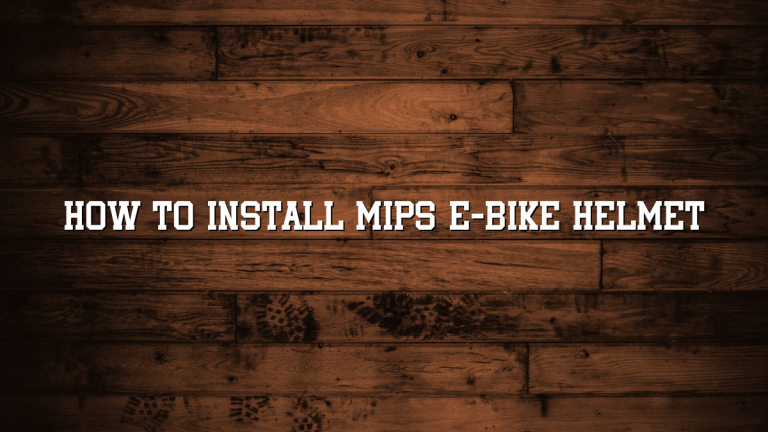 How to Install Mips E-bike Helmet