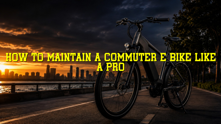 How to Maintain a Commuter E Bike Like a Pro