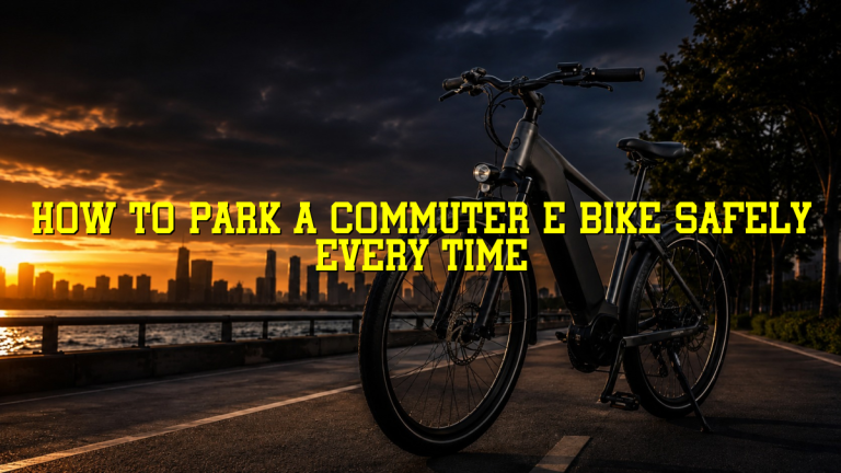 How to Park a Commuter E Bike Safely Every Time