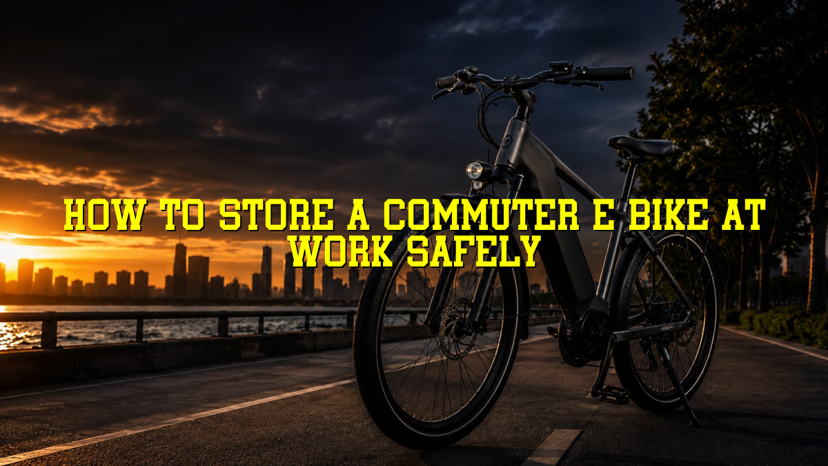 How to Store a Commuter E Bike at Work Safely