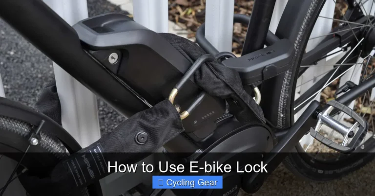 How to Use E-bike Lock