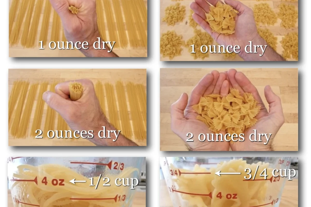 Is pasta serving size dry or cooked A simple guide