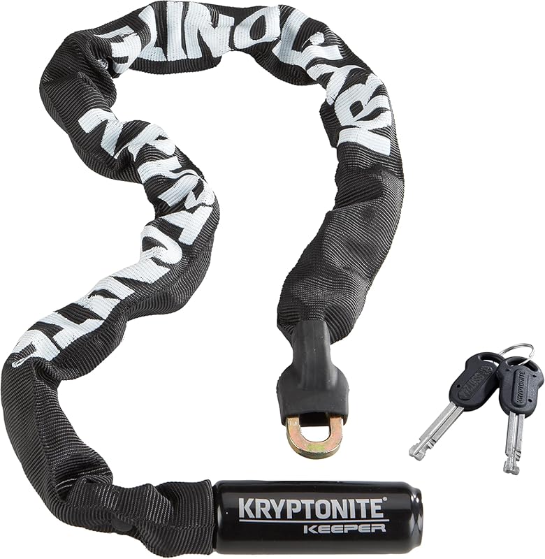 Kryptonite Keeper 785 Heavy-Duty 2.8-Foot Bike Chain Lock with Keys