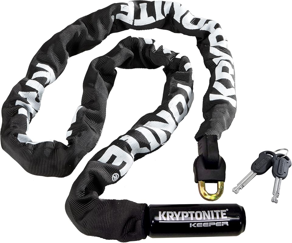 Kryptonite Keeper 712 Heavy-Duty 4-Foot Bike Chain Lock with Keys