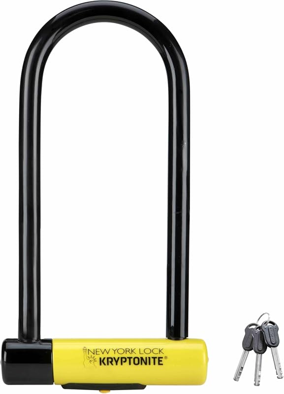 Kryptonite New York Long Shackle U-Lock with 16mm Shackle and Keys