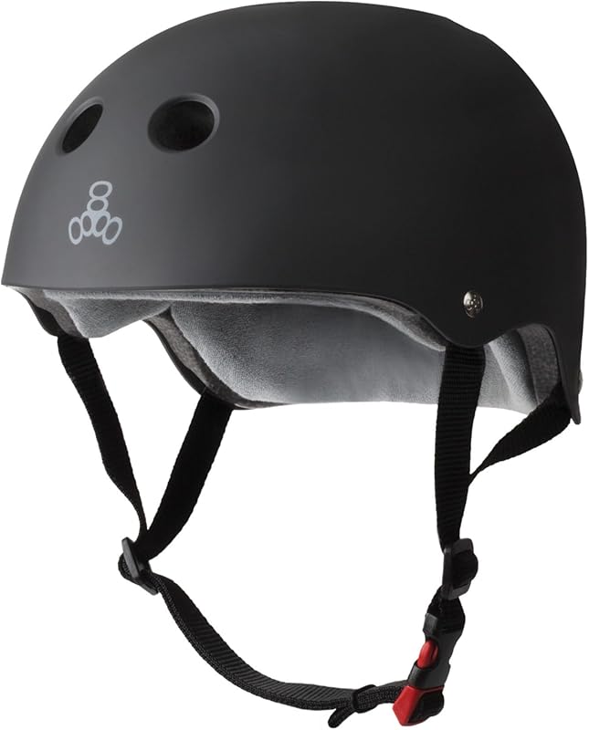 Triple Eight Sweatsaver Certified Skate Helmet for BMX, Roller Derby, 