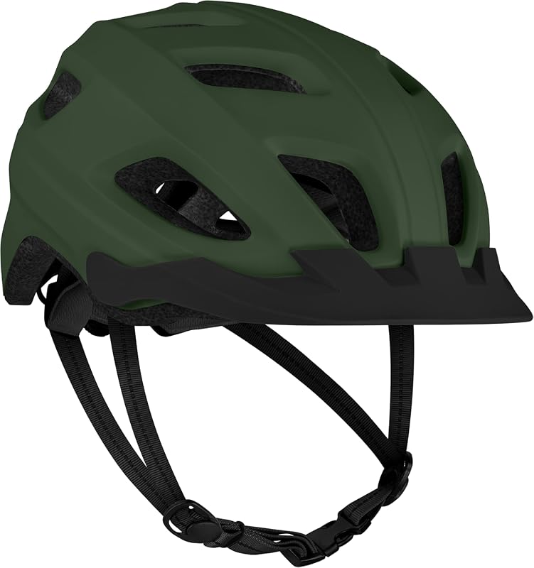 Retrospec Lennon Adult Bike Helmet with LED Safety Light, Adjustable D