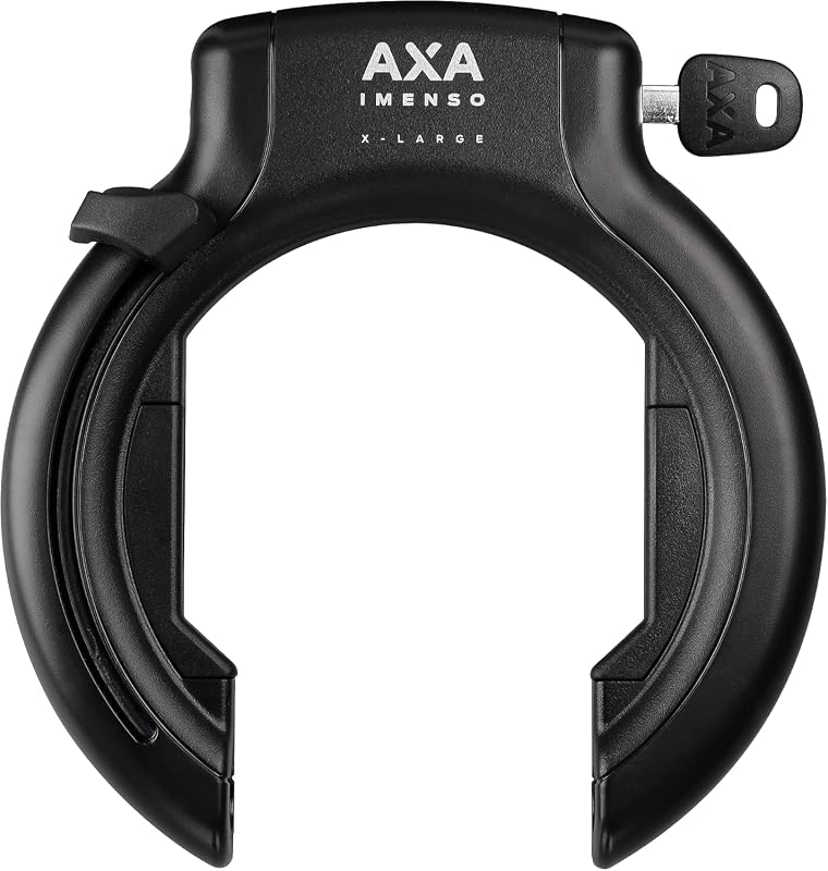 AXA Imenso XL Ring Bike Lock with Extra-Large Opening for Wide Tires a