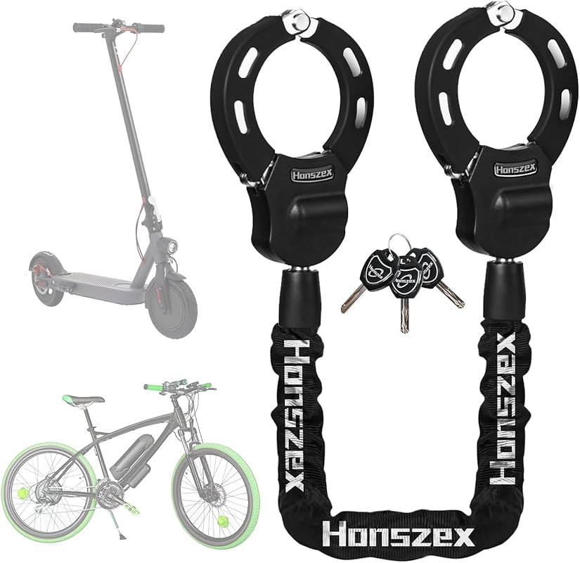 Scooter Lock High Security Bike Chain Lock with Key, 36.22-Inch Heavy 