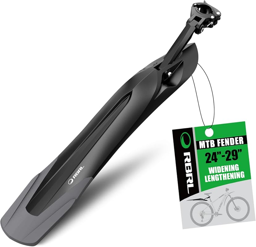 RBRL Rear Bike Fender for 24-29 inch MTB and e-bikes