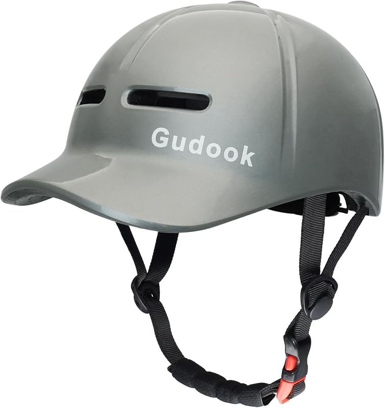 Adult Lightweight Bike Helmet with Baseball Cap Style, Adjustable Fit 