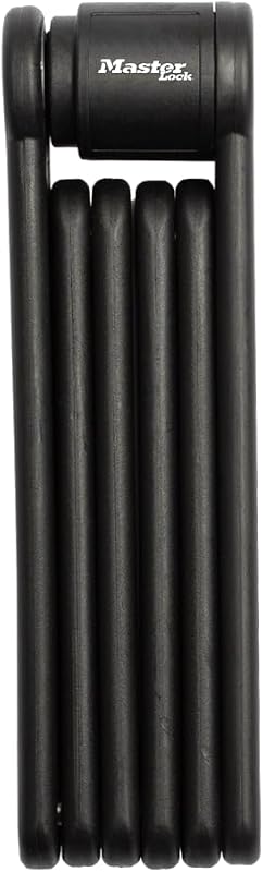 Master Lock 8335EC Hardened Steel Folding Bike Lock, Heavy-Duty Anti-T