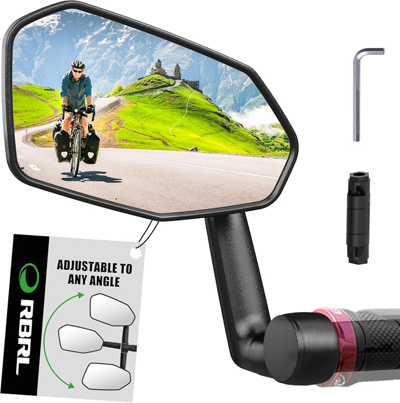 RBRL extra large bar end bike mirror