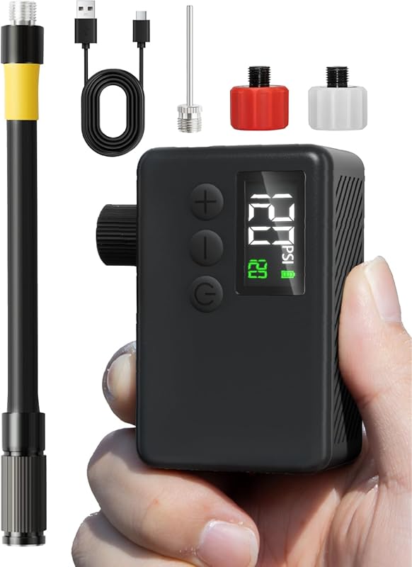GPUTEK Mini Bike Tire Air Pump