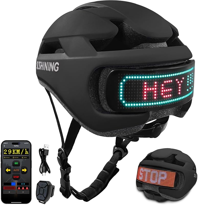 Smart Bike Helmet with Light for Adults and Teens, Ideal for Cycling a
