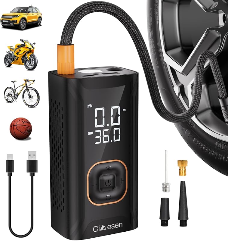 Tire Inflator Portable Air Compressor cordless inflator
