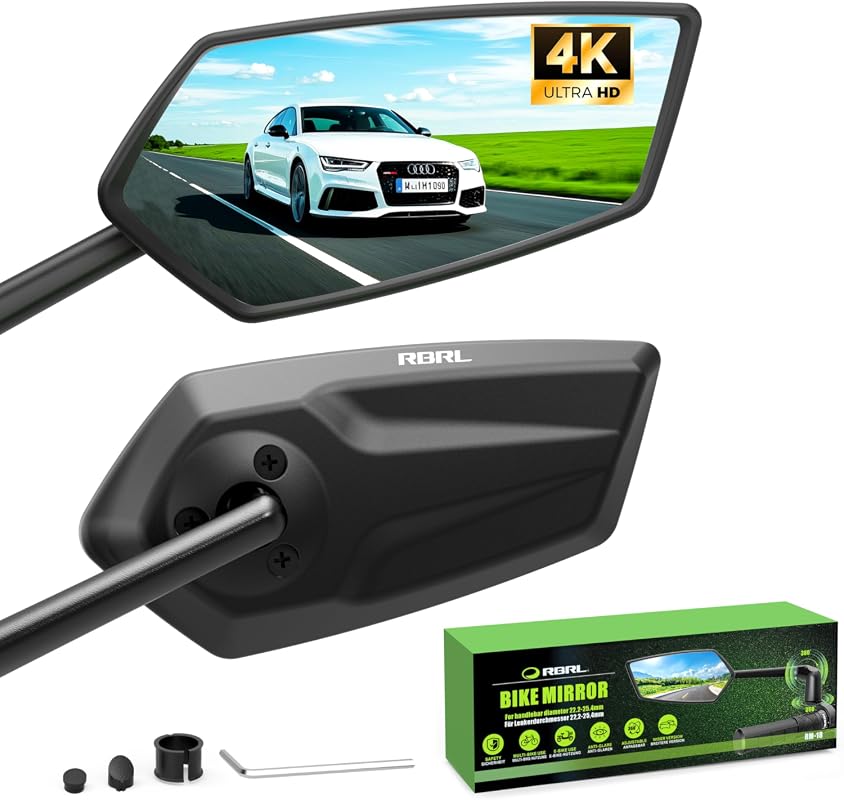 RBRL adjustable arm aluminum alloy bike mirror