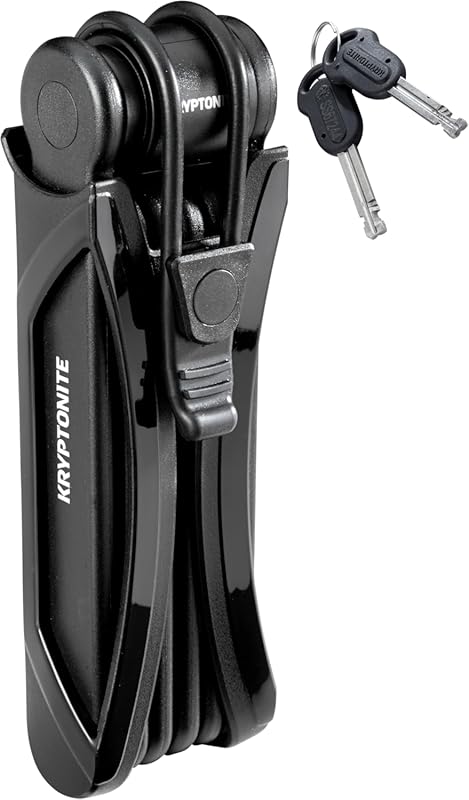 Kryptonite Folding Bike Lock, Lightweight High Security Foldable Lock 