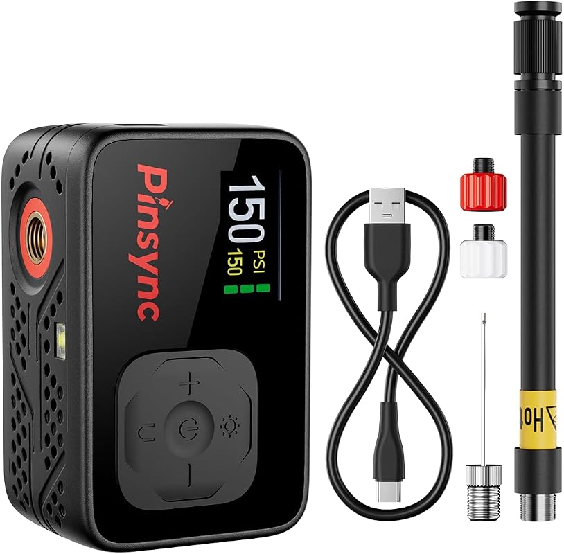 Mini Electric Bike Pump 17s fast inflate