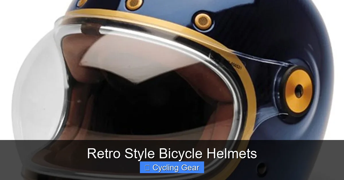 Retro Style Bicycle Helmets