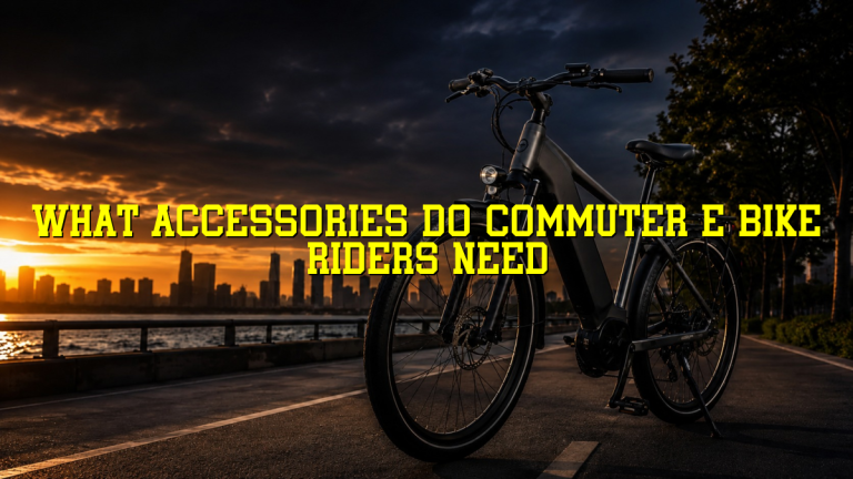 What Accessories Do Commuter E Bike Riders Need