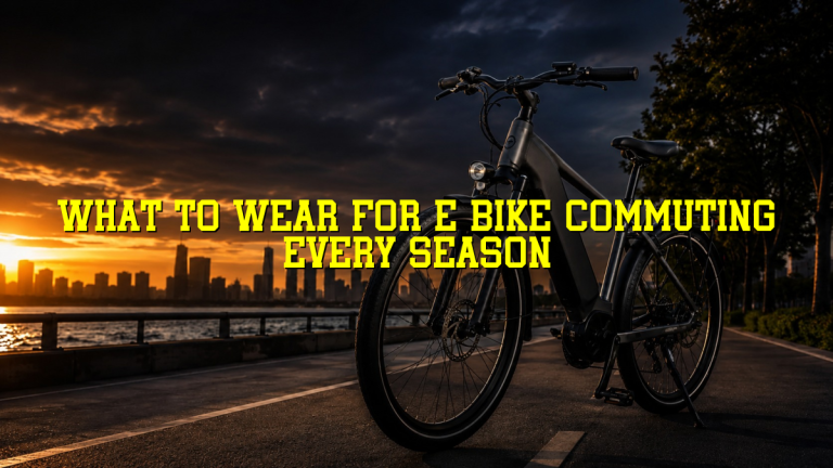 What to Wear for E Bike Commuting Every Season