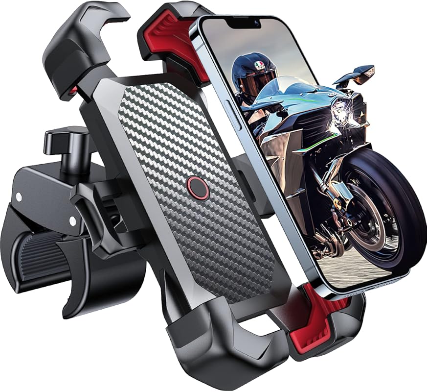 JOYROOM Motorcycle Phone Mount with 1-Second Auto Lock