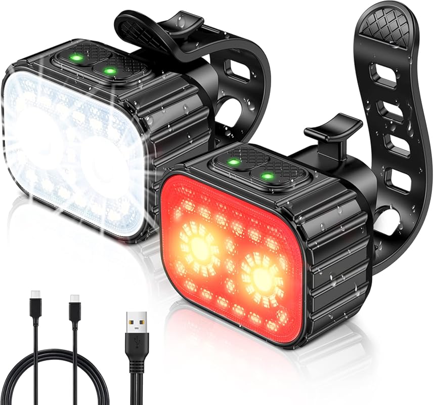 Cuvccn Bike Light Set